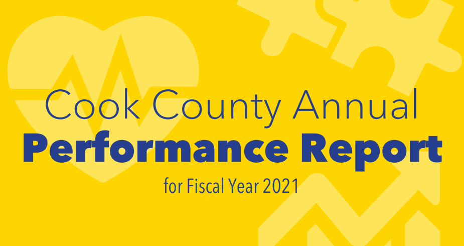 County County Annual Performance Report FY2921 yellow cover image.